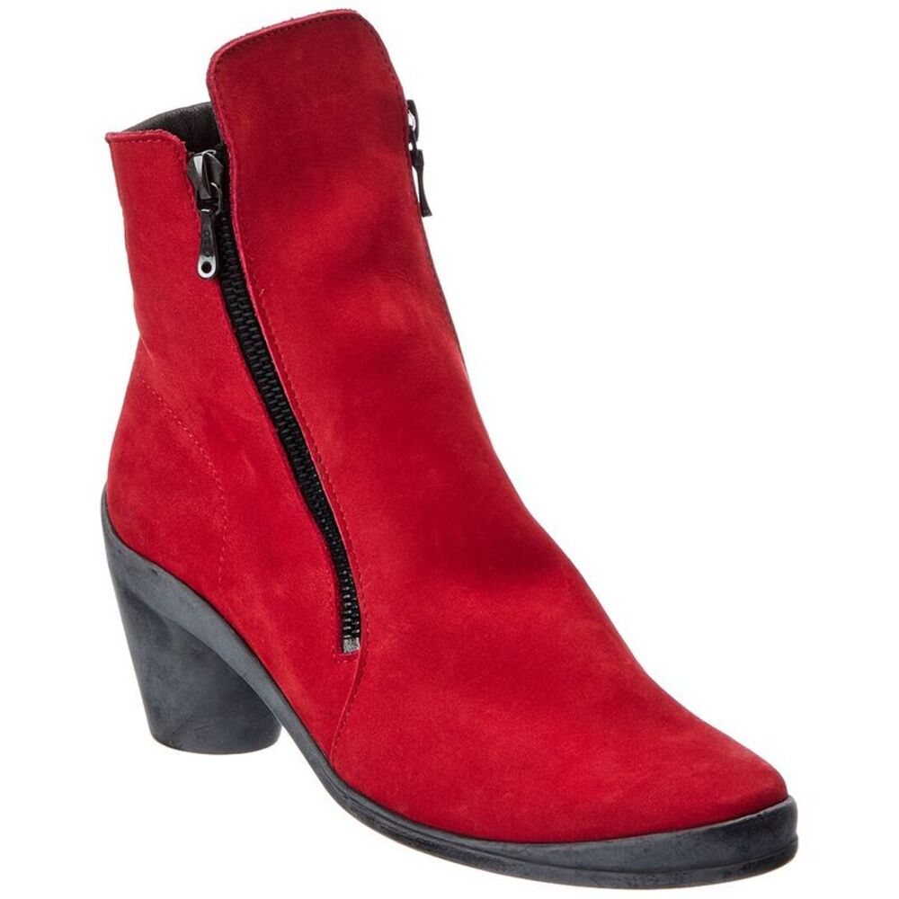 Arche Gasele Leather Boot, Red